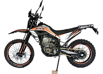 Мотоцикл эндуро Мотоцикл Regulmoto CR-X (6 передач, баланс. вал) ПТС Черный/Оранжевый
